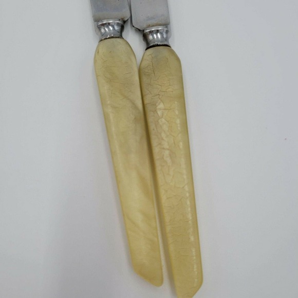 Vintage Sheffield England Steak Knife Set of 3 - Picture 9 of 10